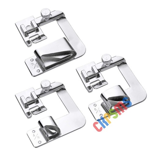Piece rolled hem presser - 3-piece,